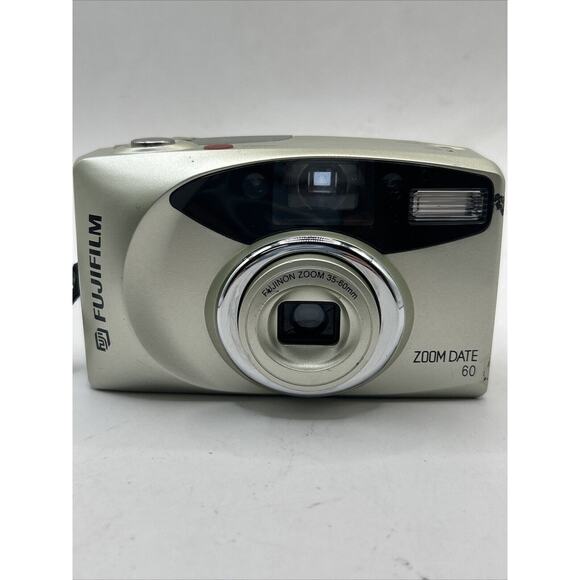 Fujifilm Other - Fujifilm Zoom Date 60 35mm Auto Focus Point & Shoot Film Camera Tested